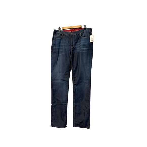 Cookie Johnson Denim - CJ by Cookie Johnson Faith Straight denim jeans washed blue Sz 34 silky vtg